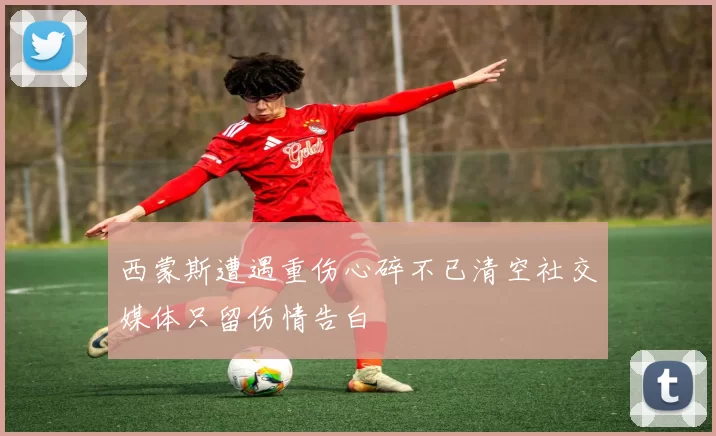 西蒙斯遭遇重伤心碎不已清空社交媒体只留伤情告白